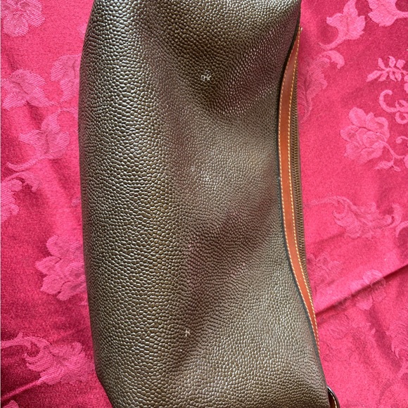 Mulberry Textured Brown and Tan Cosmetic Bag - Picture 4 of 8